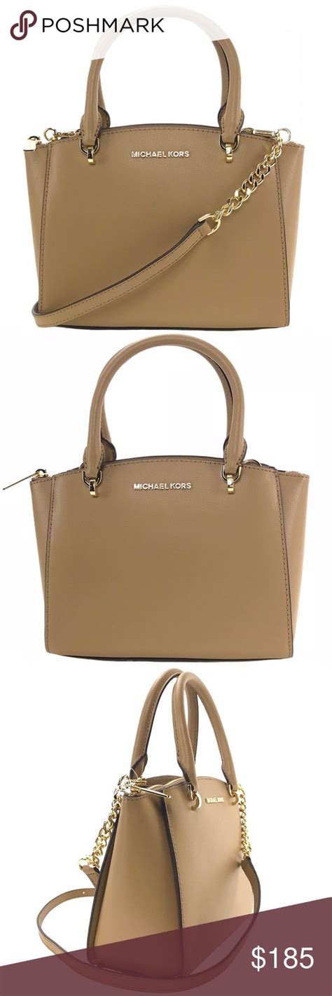 Michael Kors Ellis 35f8ge0s5l SM Convertible Leather Satchel